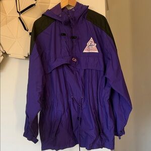 Vintage 1994 CB Sports Bob Lobel men’s ski shell jacket size large purple